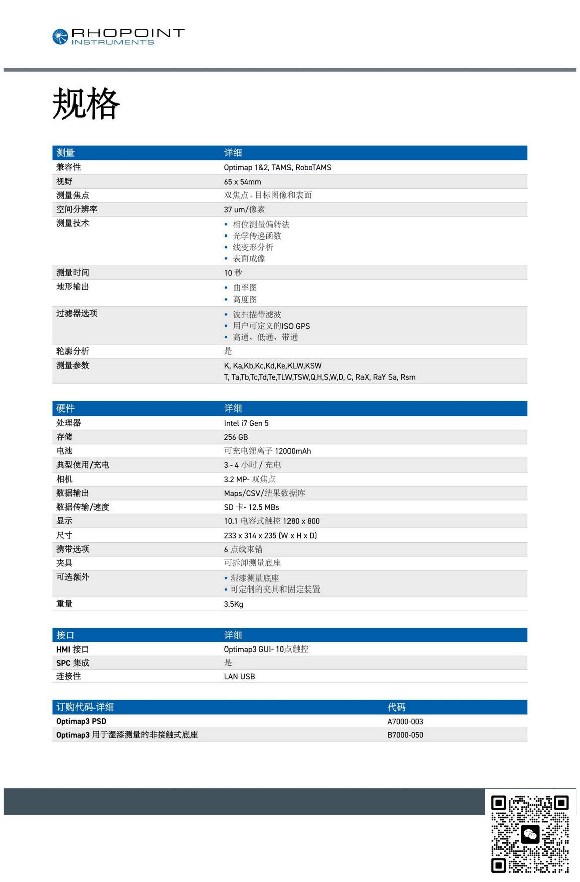 Optimap3 PSD桔皮仪_Optimap3售后维修_RHOPOINR授权代理